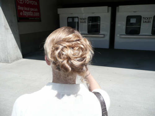 Half marathon expo, hair trial #3 008